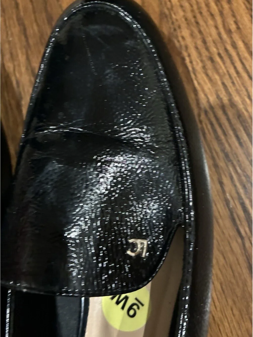 NWT Liz Claiborne Black Patent Leather Memory Foam loafers